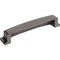 Jeffrey Alexander 128 mm Center Brushed Pewter Square-to-Center Square Renzo Cabinet Cup Pull 141-128BNBDL - alternate 10
